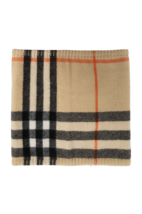 Plaid pattern snood od Burberry