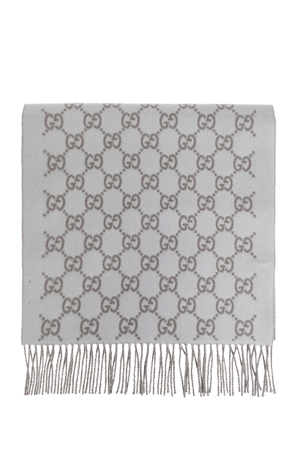 Cashmere scarf with monogram, zdjęcie 1 Cashmere scarf with monogram od Gucci