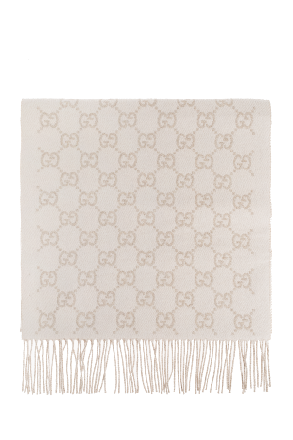 Cashmere scarf with monogram, zdjęcie 1 Cashmere scarf with monogram od Gucci