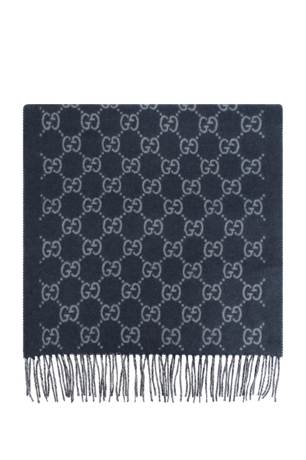 Cashmere scarf with monogram, zdjęcie 1 Cashmere scarf with monogram od Gucci