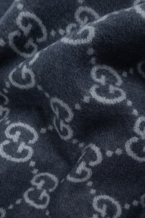 Gucci Bufanda de cachemira con monograma