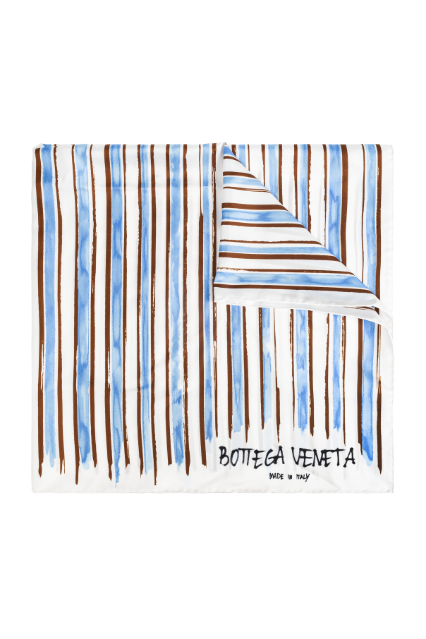 Bottega Veneta Silk scarf with striped pattern