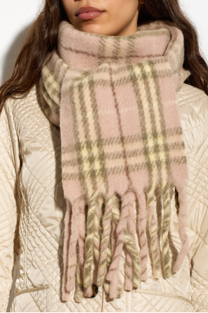 Wełniany szal od Burberry