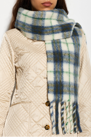 Wełniany szal od Burberry