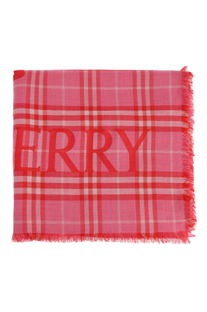 Pañuelo con estampado de cuadros