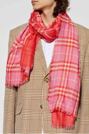 Burberry Scarf with a checkered pattern
