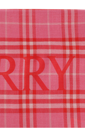 Burberry Scarf with a checkered pattern