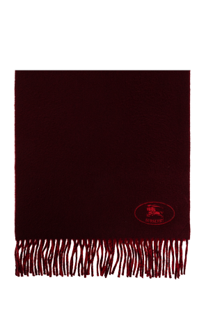 Cashmere scarf with logo