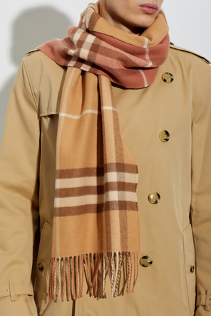 Burberry Cashmere checked scarf