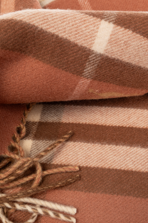 Burberry Cashmere checked scarf