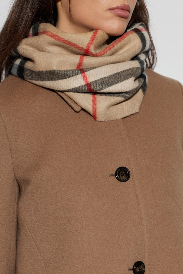 Burberry Cashmere tartan scarf