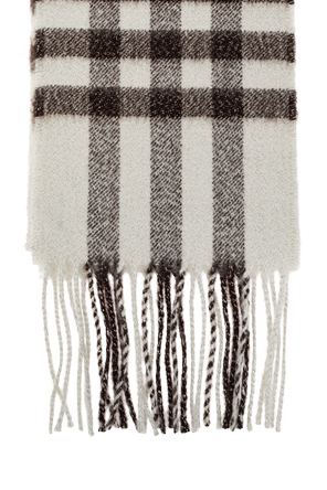 Burberry Fringed cashmere scarf