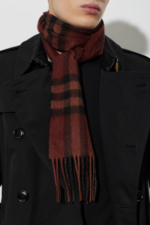 Burberry Fringed cashmere scarf