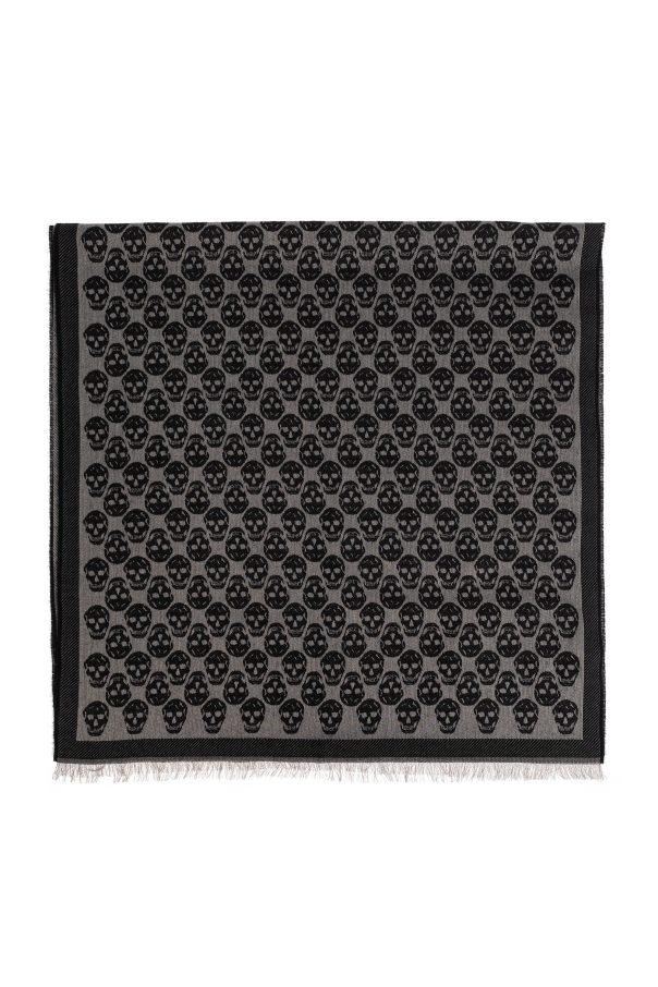 Scarf with a distinctive skull motif od Alexander McQueen