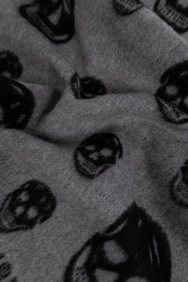 Alexander McQueen Bufanda con motivo de calavera