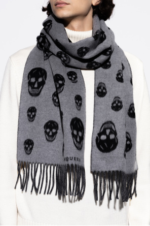 Bufanda con motivo de calavera od Alexander McQueen