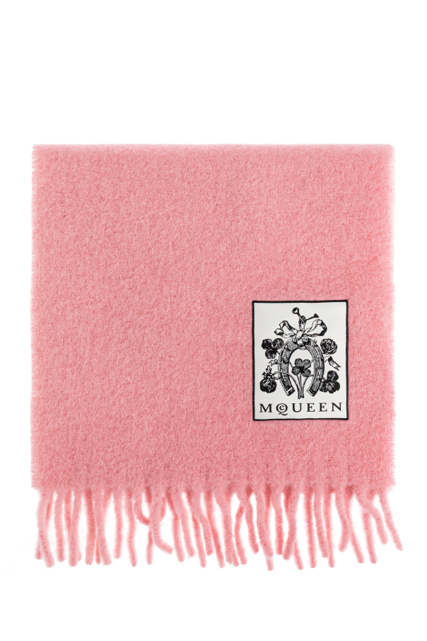 Wool scarf with fringes od Alexander McQueen