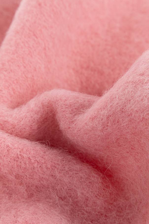 Alexander McQueen Wool scarf with fringes