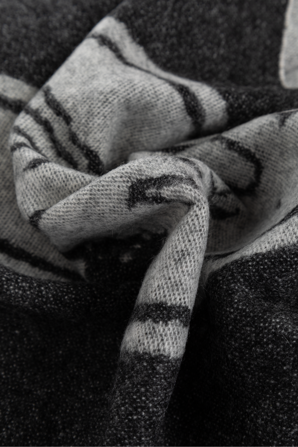 Alexander McQueen Szal z frędzlami