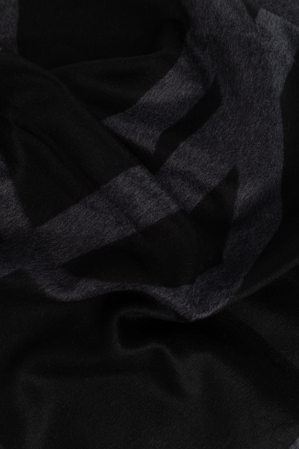 Saint Laurent Pañuelo de seda con logo