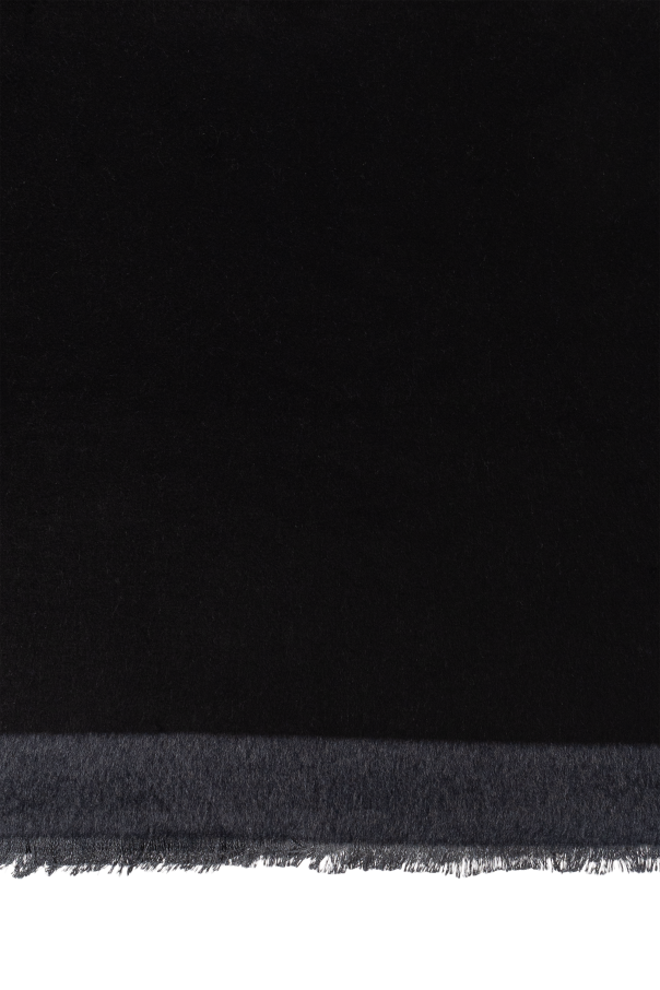 Saint Laurent Pañuelo de seda con logo