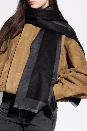 Seidenschal mit logo od Saint Laurent