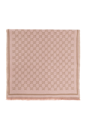 Scarf with monogram