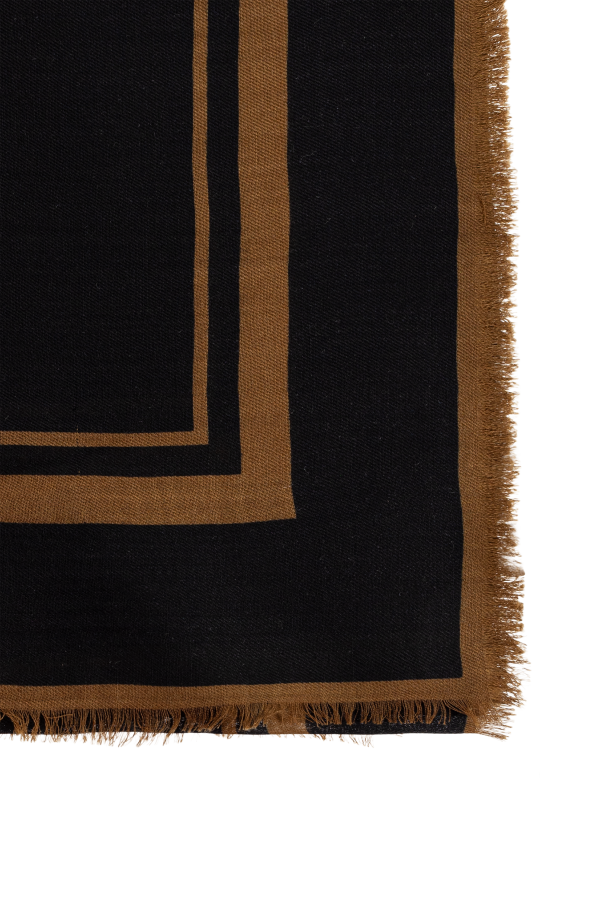 Saint Laurent Scarf with animal motif