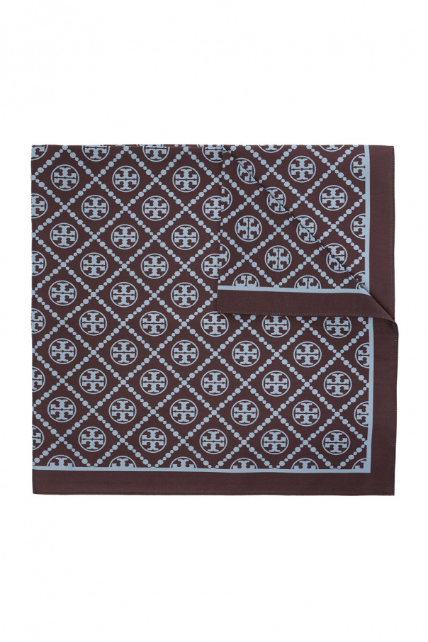 Tory Burch Monogrammed shawl