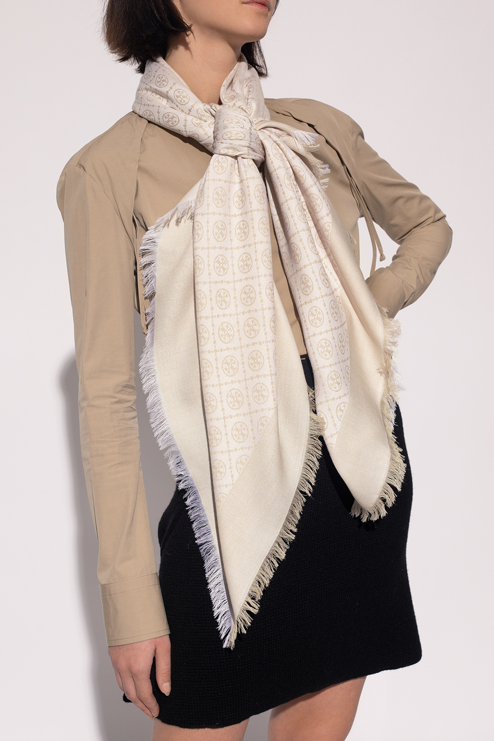 Scarf with logo Tory Burch - IetpShops Namibia