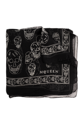 Scarf with a distinctive skull motif od Alexander McQueen