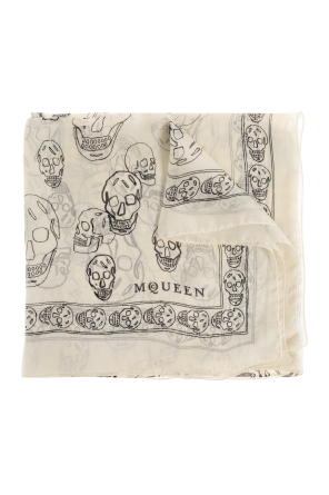 Scarf with a characteristic skull motif