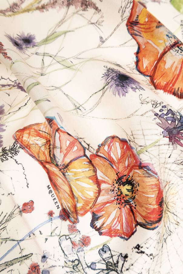 Alexander McQueen Pañuelo de seda