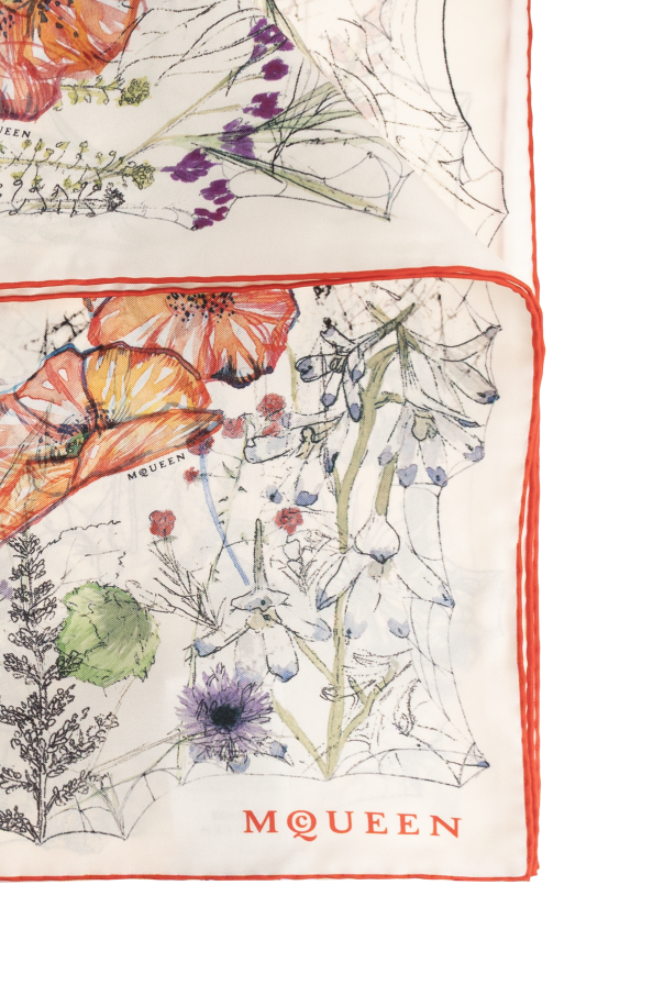 Alexander McQueen Pañuelo de seda
