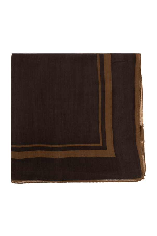 Wool scarf with logo od Saint Laurent
