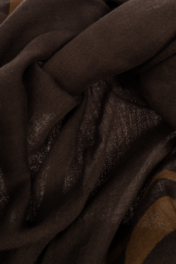 Saint Laurent Wool scarf with logo