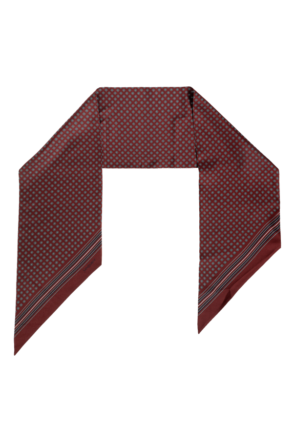 Silk scarf with floral motif od Saint Laurent
