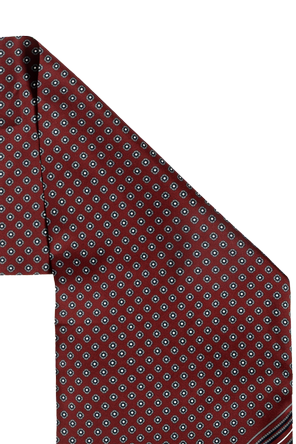 Saint Laurent Hodvábny šál s kvetinovým motívom
