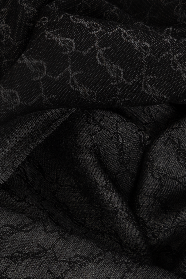 Saint Laurent Szal z monogramem