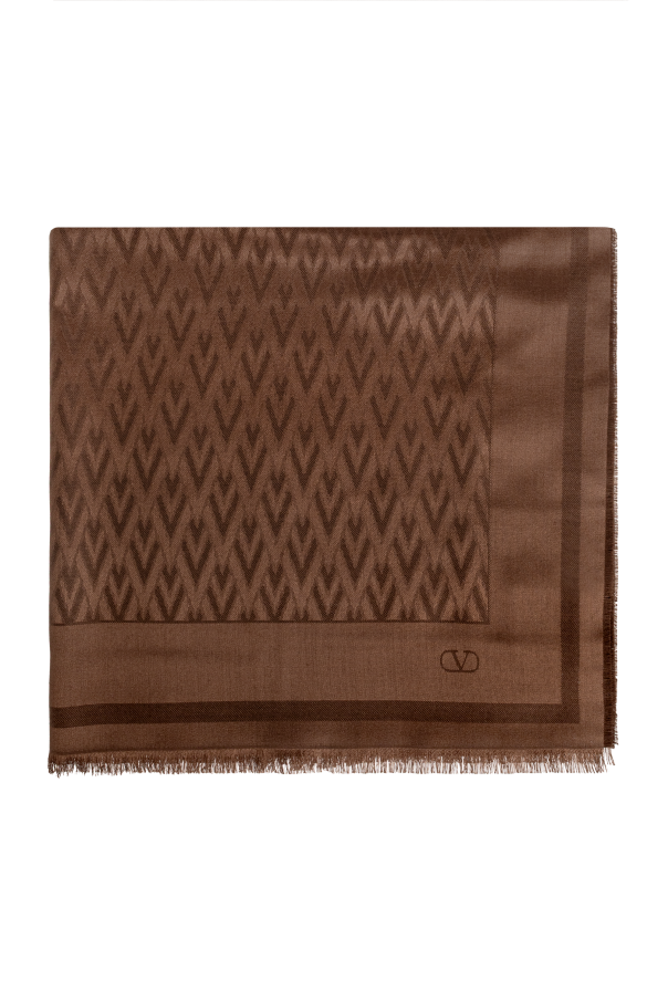 Scarf with raw edge finish od Valentino Garavani