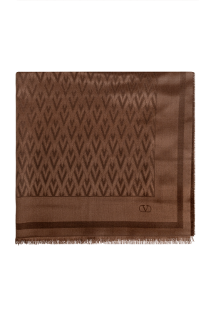 Scarf with raw edge finish