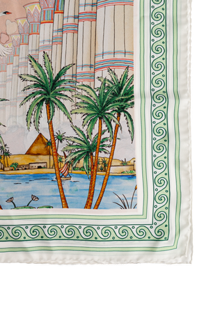 Casablanca Silk scarf with print