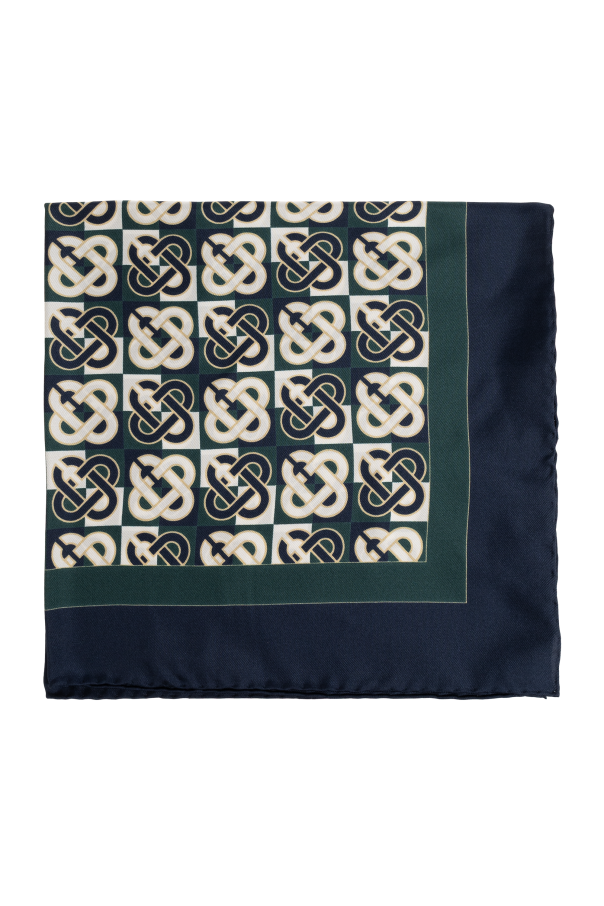 Silk scarf with monogram od Casablanca