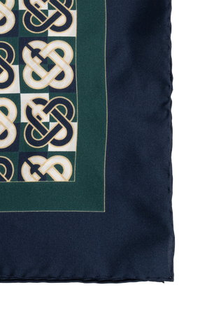Casablanca Silk scarf with monogram