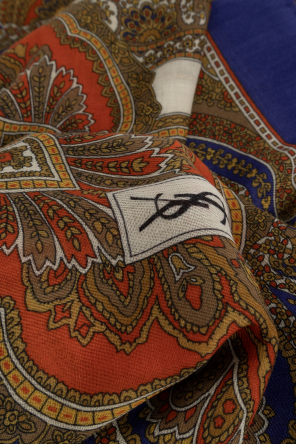 Saint Laurent Lenço de lã com padrão ‘paisley’