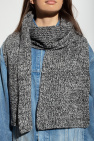 Ganni Ribbed scarf