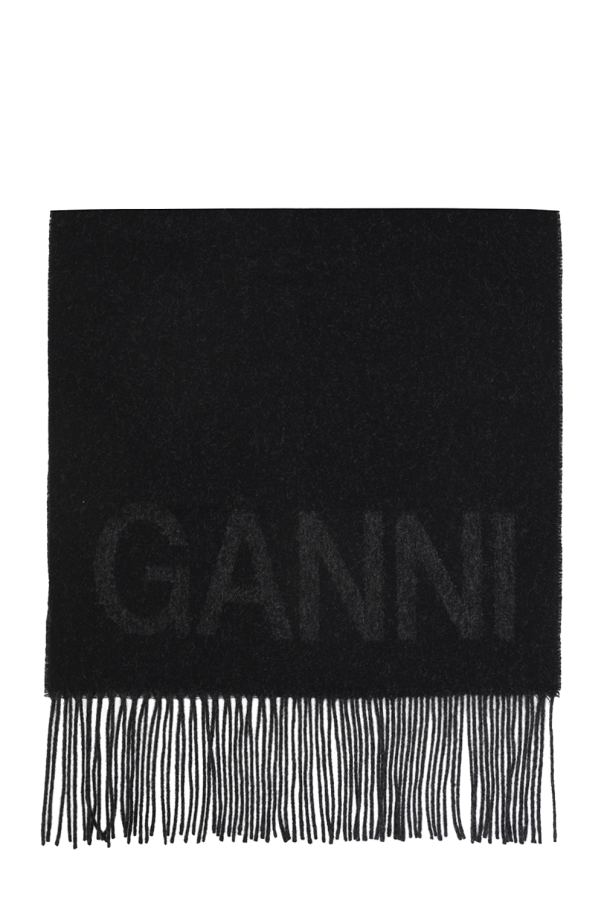 Ganni Scarf with logo