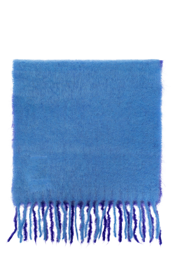 Pink Monogrammed wool scarf Balmain - Vitkac France