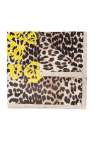 Ganni Scarf with animal motif