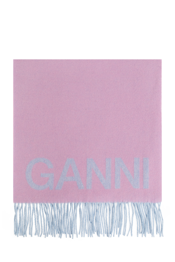 Ganni Logo Scarf Ganni